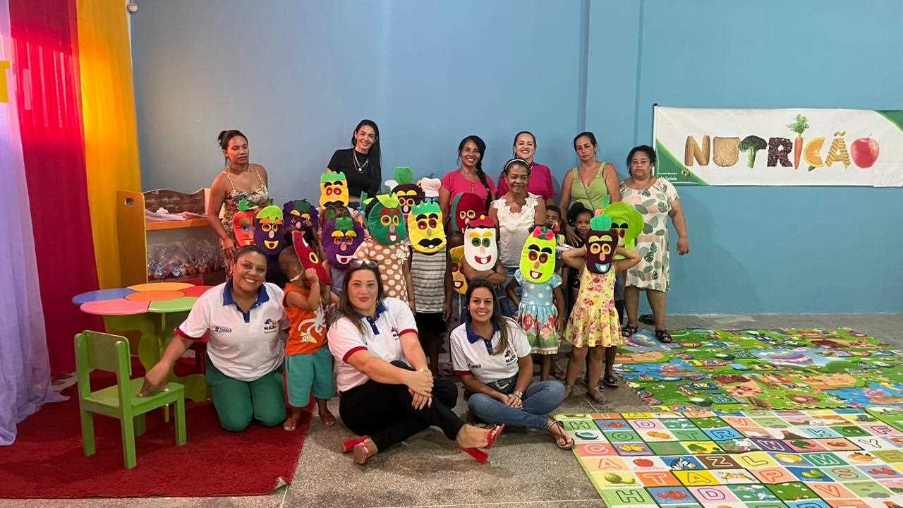 Camacã: O NASF comemorou o dia da Nutrição com diversão e aprendizado para alunos das creches